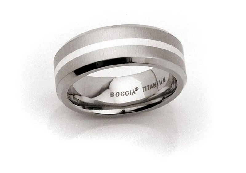 0108-02 Boccia Titanium Ring