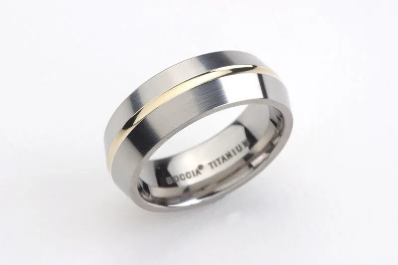 0112-01 Boccia Titanium Ring