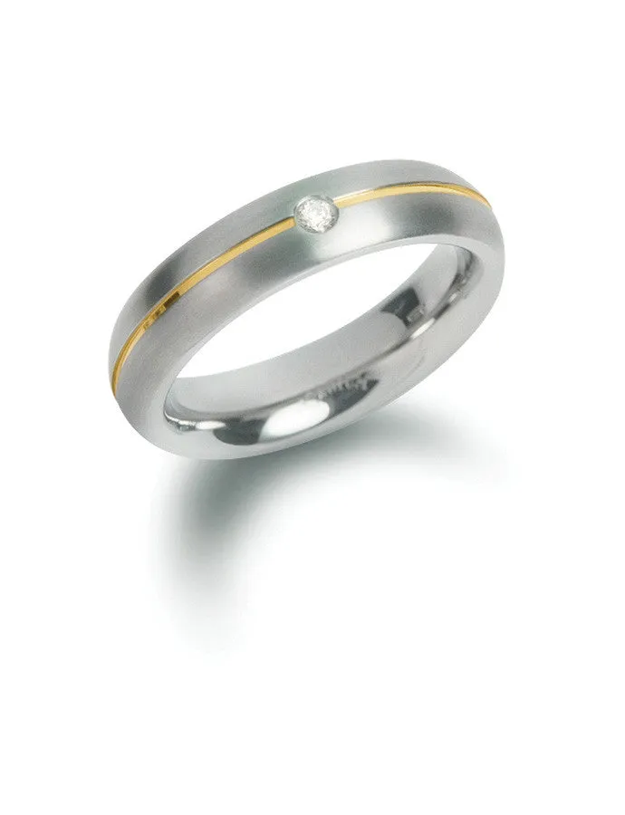 0130-06 Boccia Titanium Ring