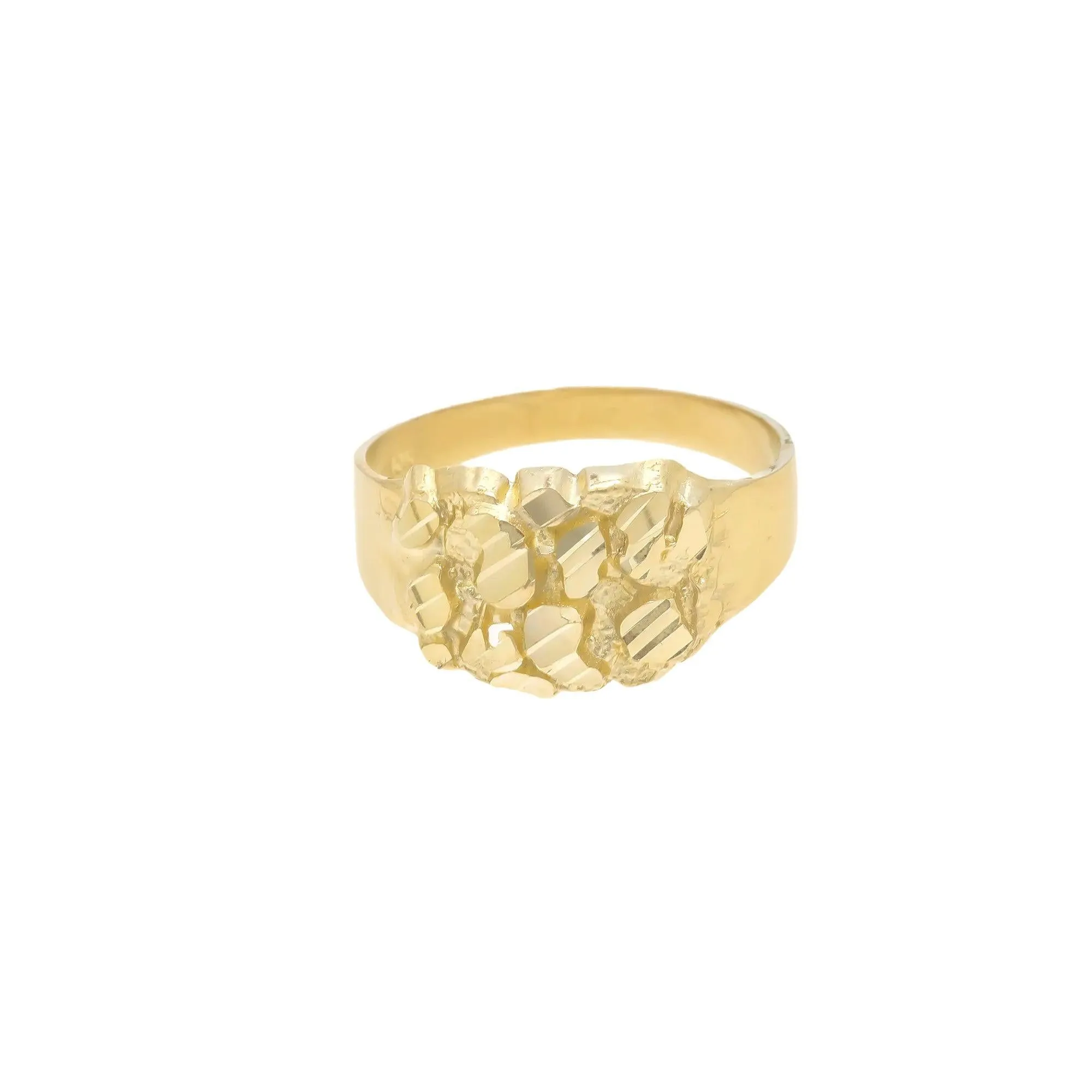 10K GOLD NUGGET RING 2.3G