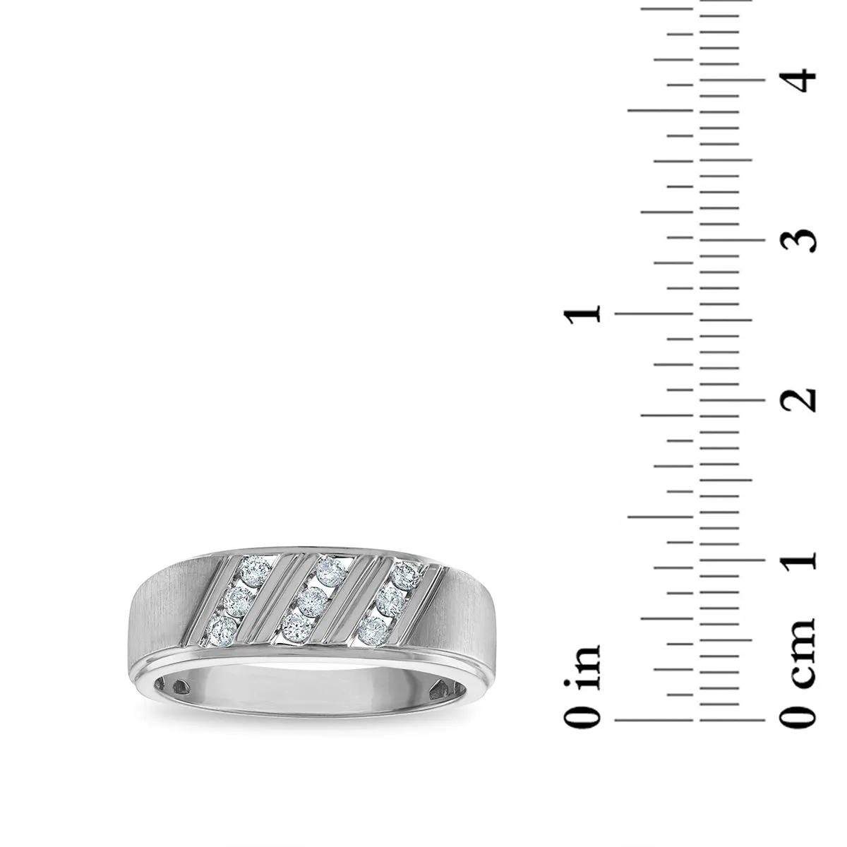 1/2 CTW Diamond Wedding Ring in 10KT White Gold