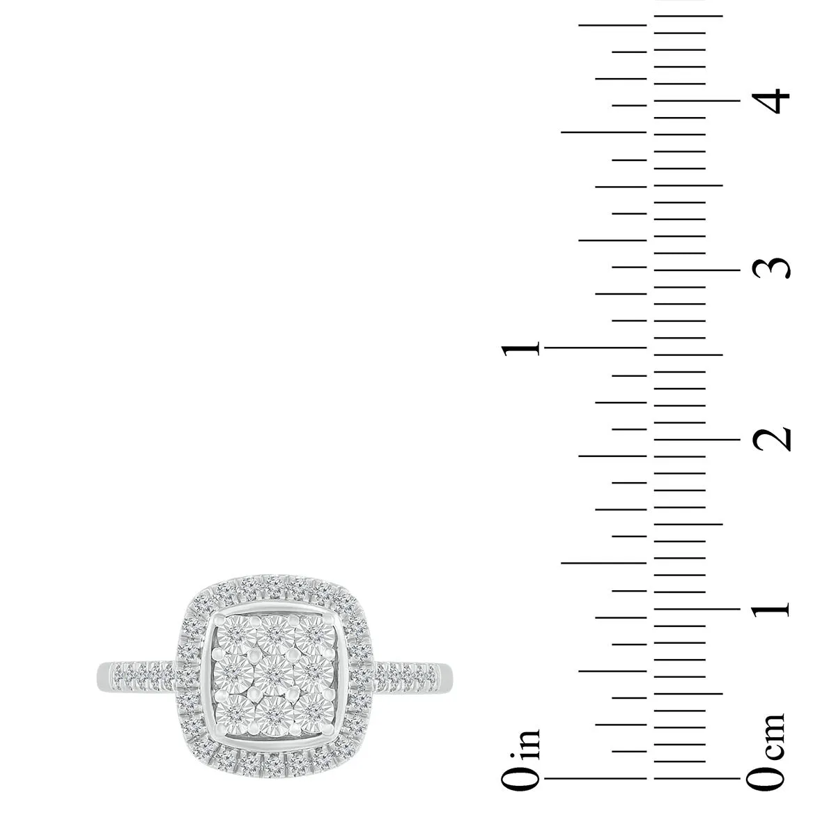 1/5 CTW Diamond Fashion Ring in Sterling Silver