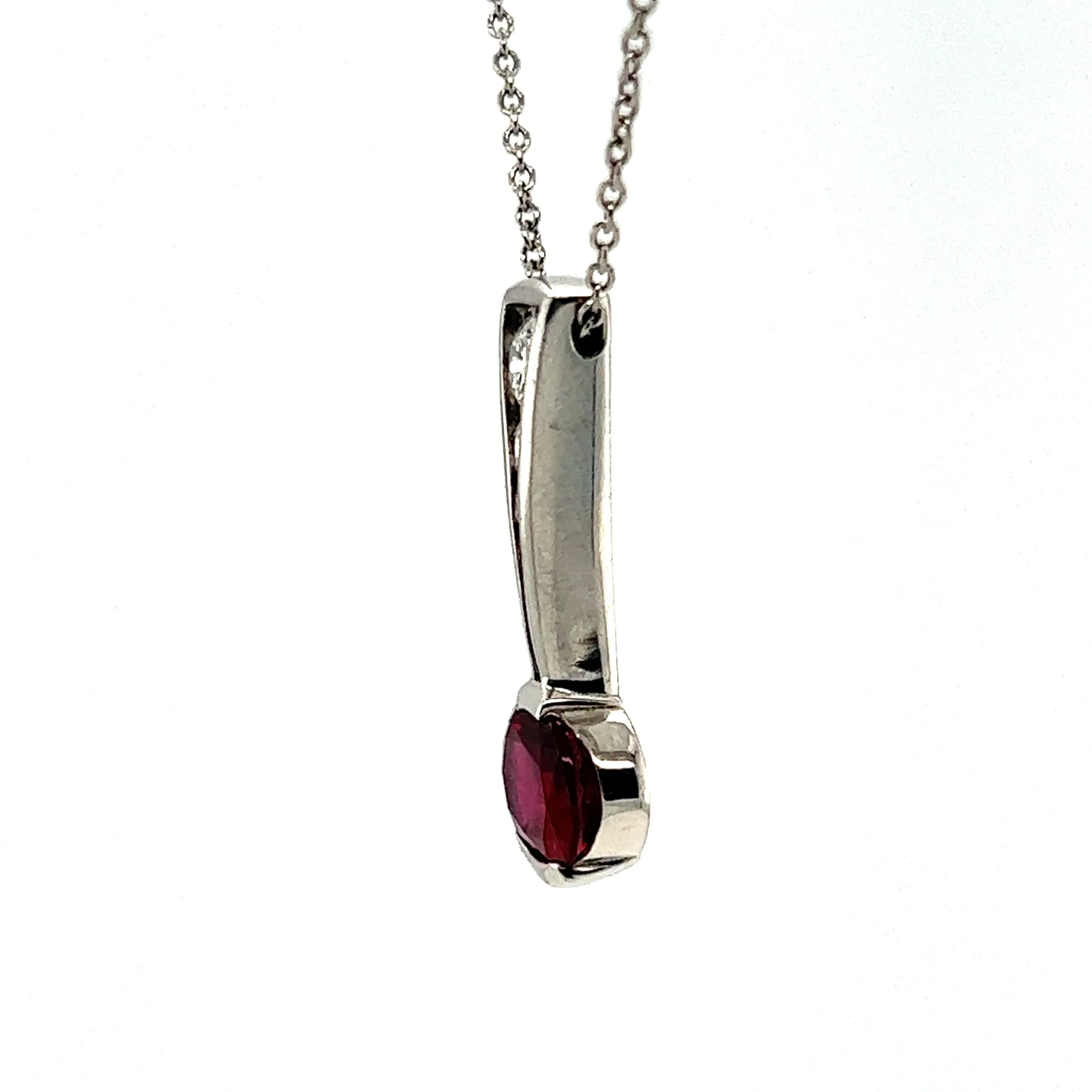 1.78CT RUBY & DIAMOND CUSTOM PENDANT