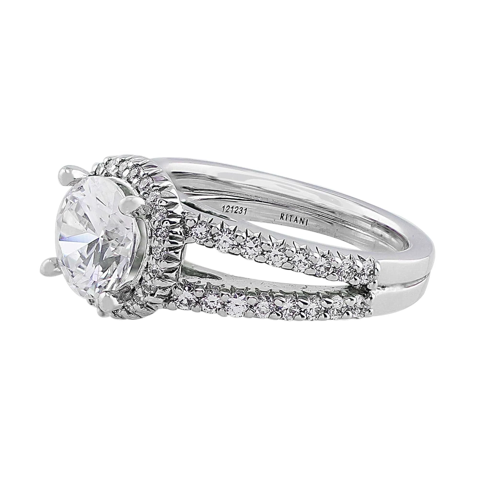 18k White Gold Bella Vita Diamond Ring