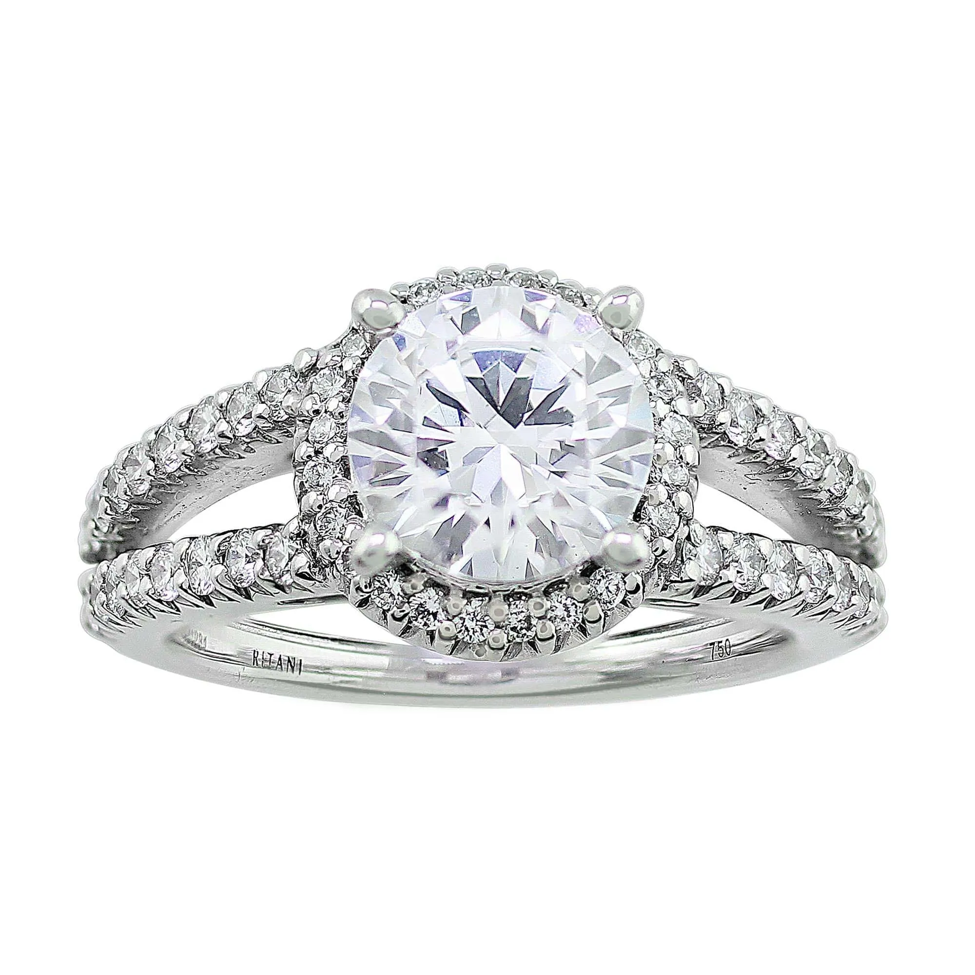 18k White Gold Bella Vita Diamond Ring