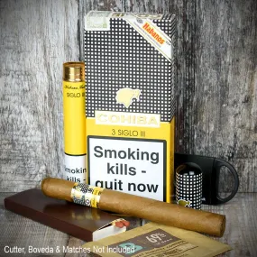 3 Pack - Cohiba Siglo III Tubos Cuban Cigars