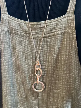 4 Circle long Necklace