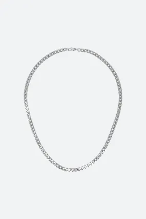 A4 Long Cuban Chain - Silver