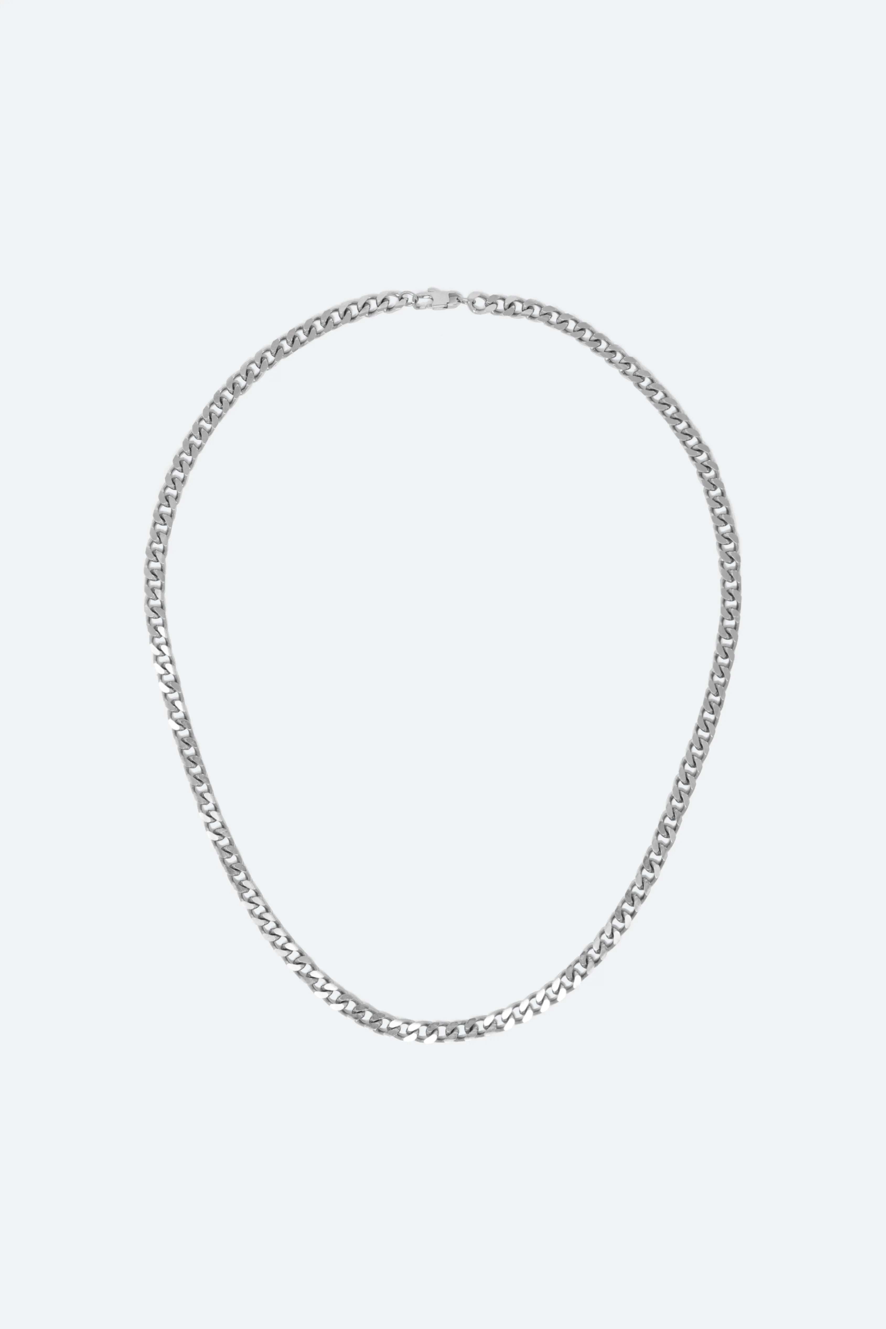 A4 Long Cuban Chain - Silver