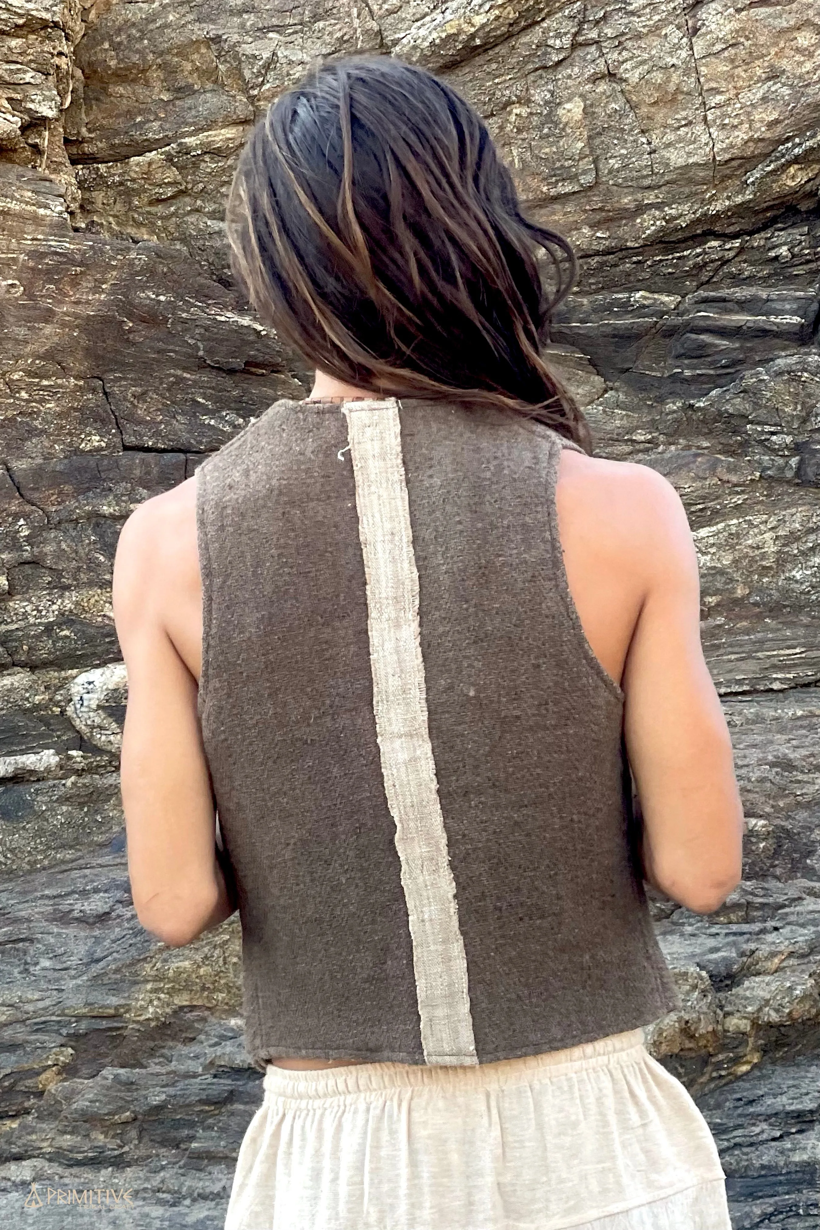 Aguila Vest ⋙⋘ Handwoven Hemp Wool