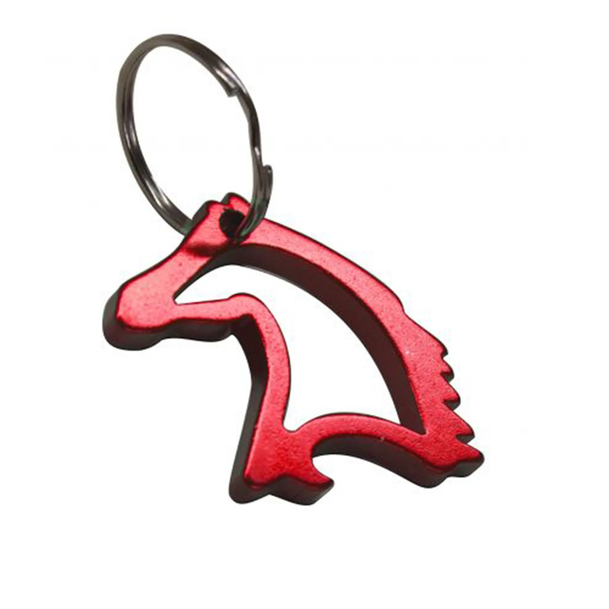 Aluminum Horse Head Keychain