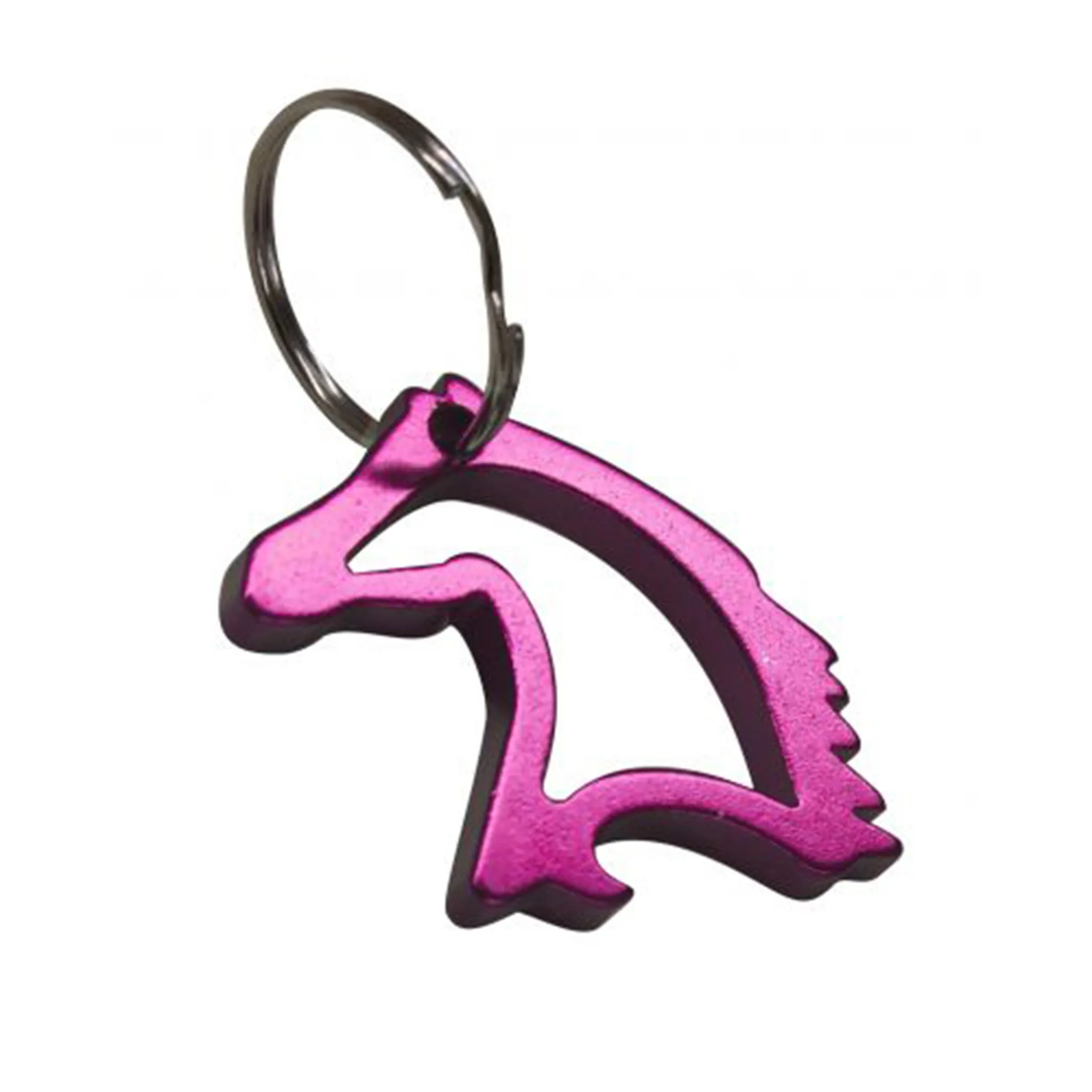 Aluminum Horse Head Keychain