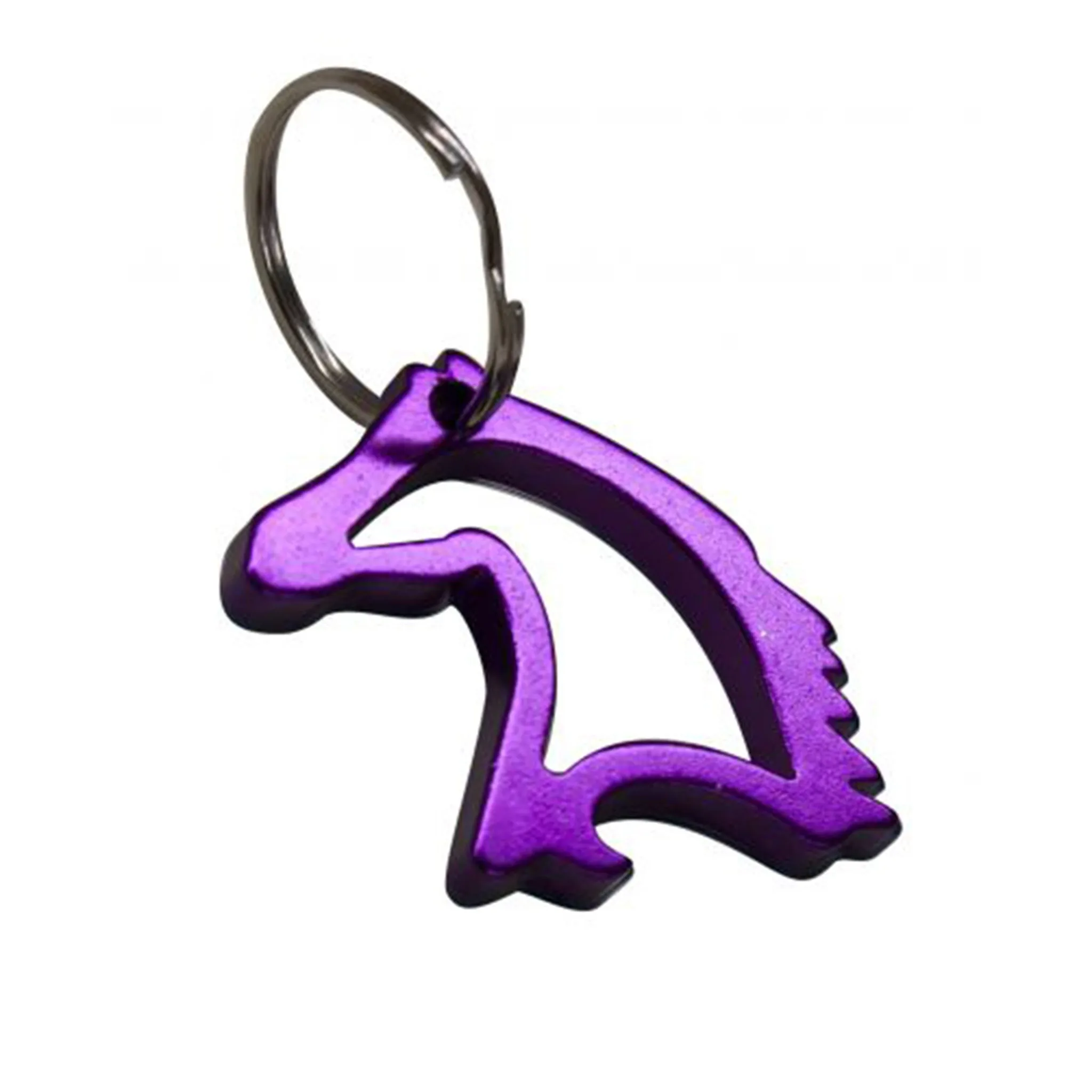 Aluminum Horse Head Keychain