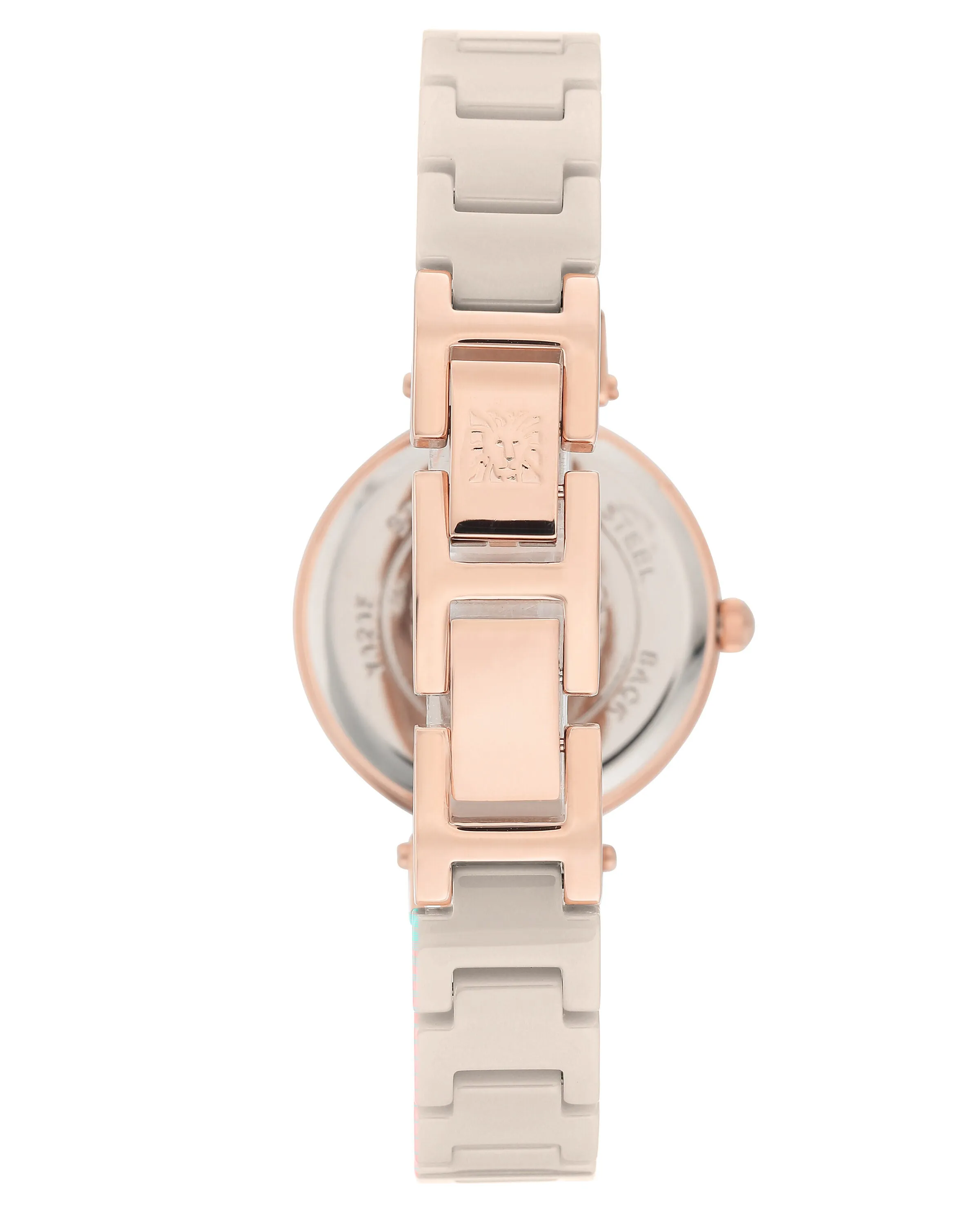 Anne Klein Beige Mother of Pearl Dial Ladies Watch AK/3480RGTN