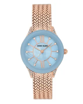 Anne Klein Light Blue Dial Ladies Watch 2208LBRG