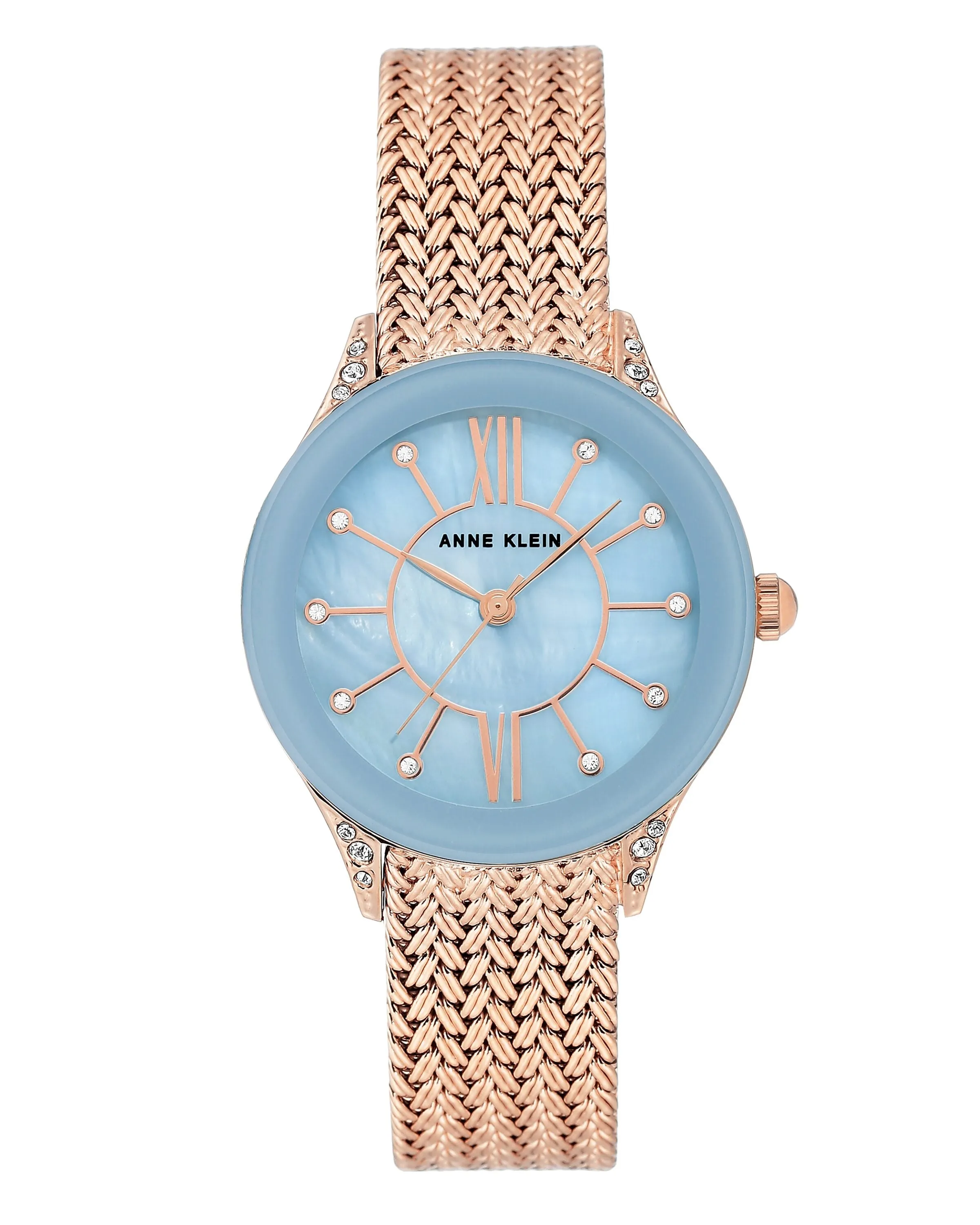 Anne Klein Light Blue Dial Ladies Watch 2208LBRG