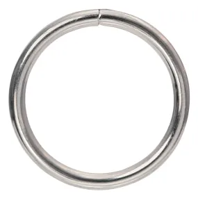 Arbee Steel Rings, Silver 25mm- 6pk