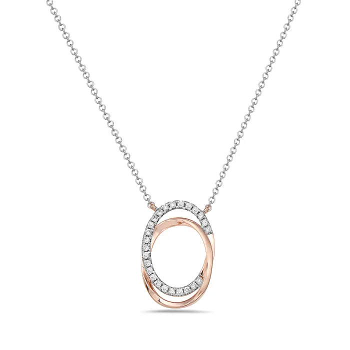 Bassali Olympia 14k Rose Gold Necklace NK13599KD