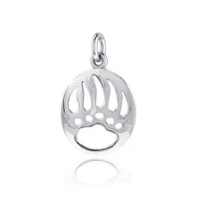 Bear Paw Silver Charm LP1271