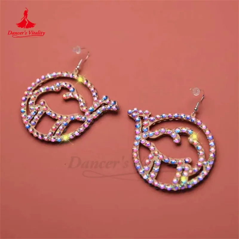 Belly Dance Earrings for Women Dance Performance Costumes Jewels