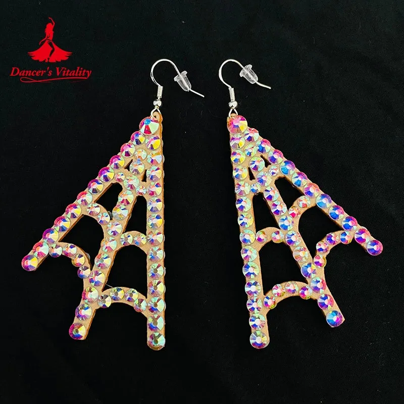 Belly Dance Earrings for Women Dance Performance Costumes Jewels