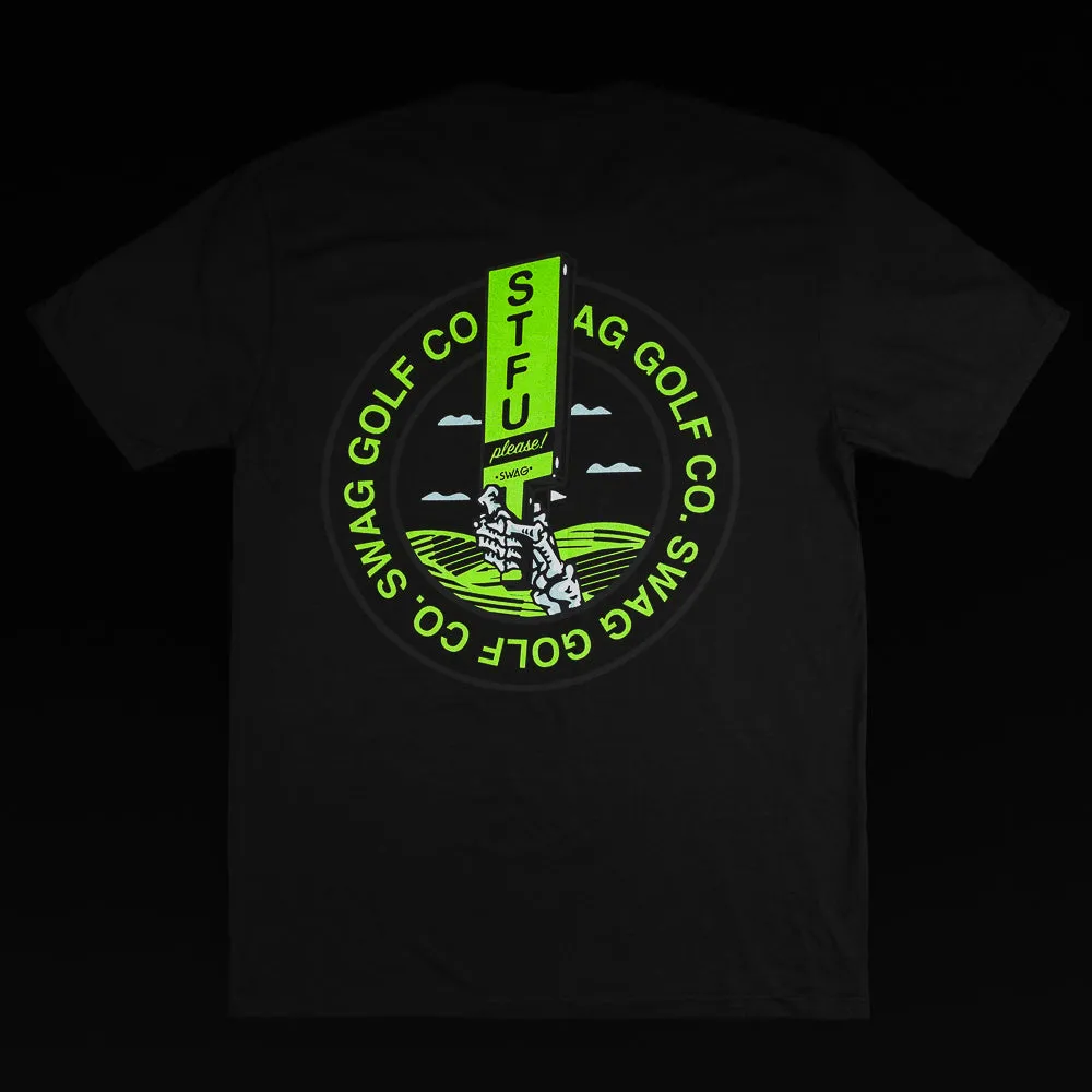 Black & Neon Green STFU T-Shirt