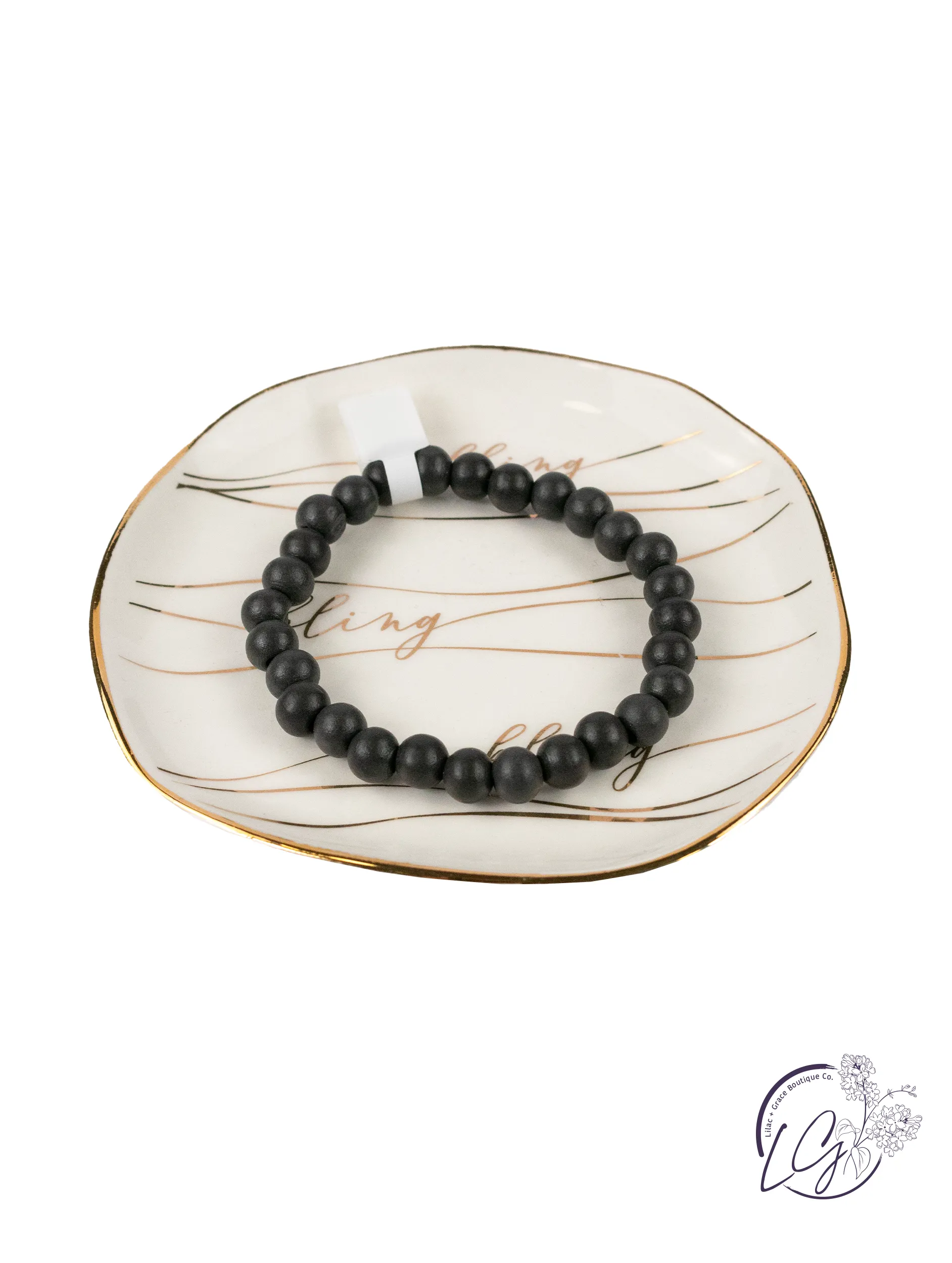 Black Stretch Bracelets