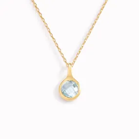 Blue Topaz Necklace - Sigrid