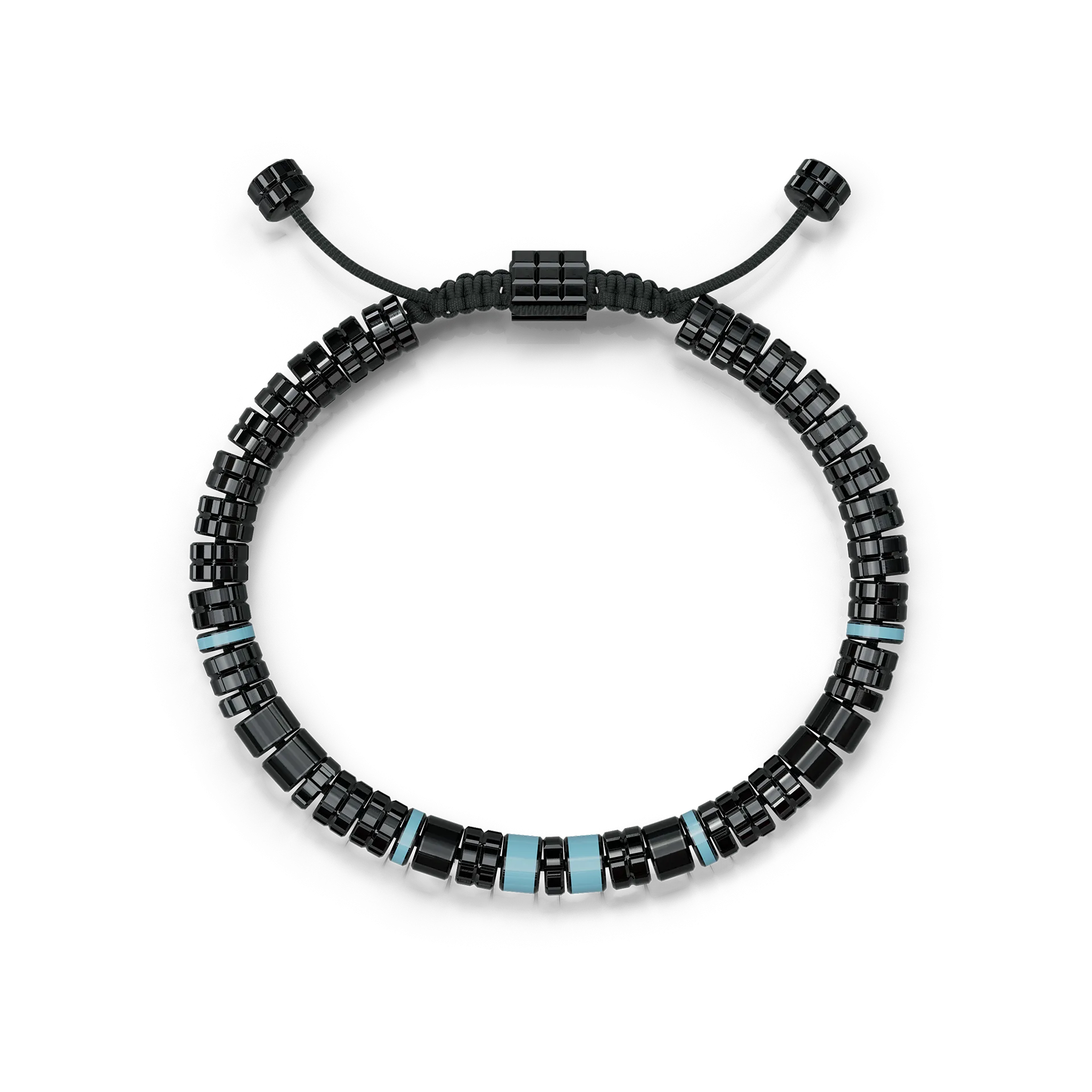 Bracelet / EV - Black - Curacao Blue