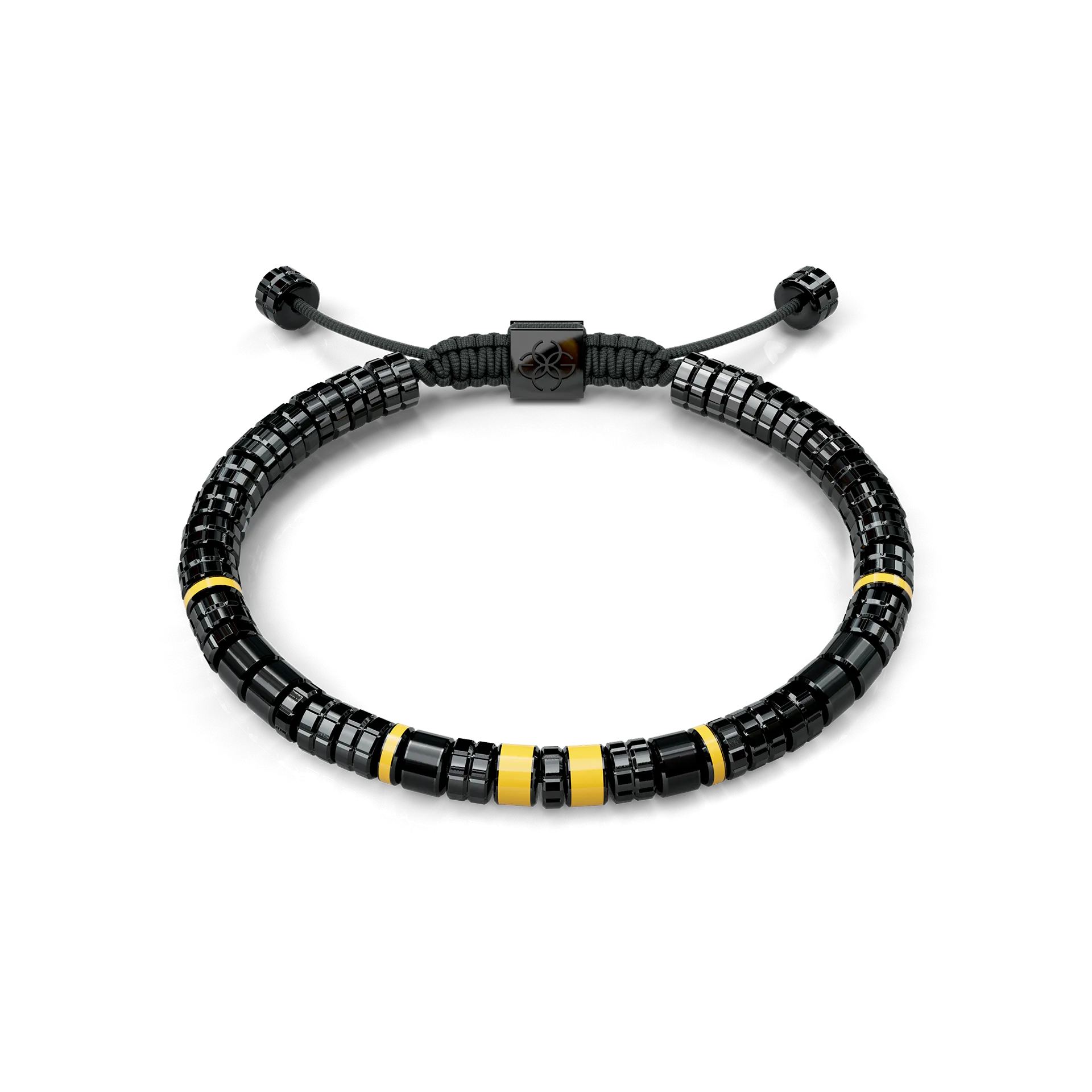 Bracelet / EV - Black - Modena Yellow