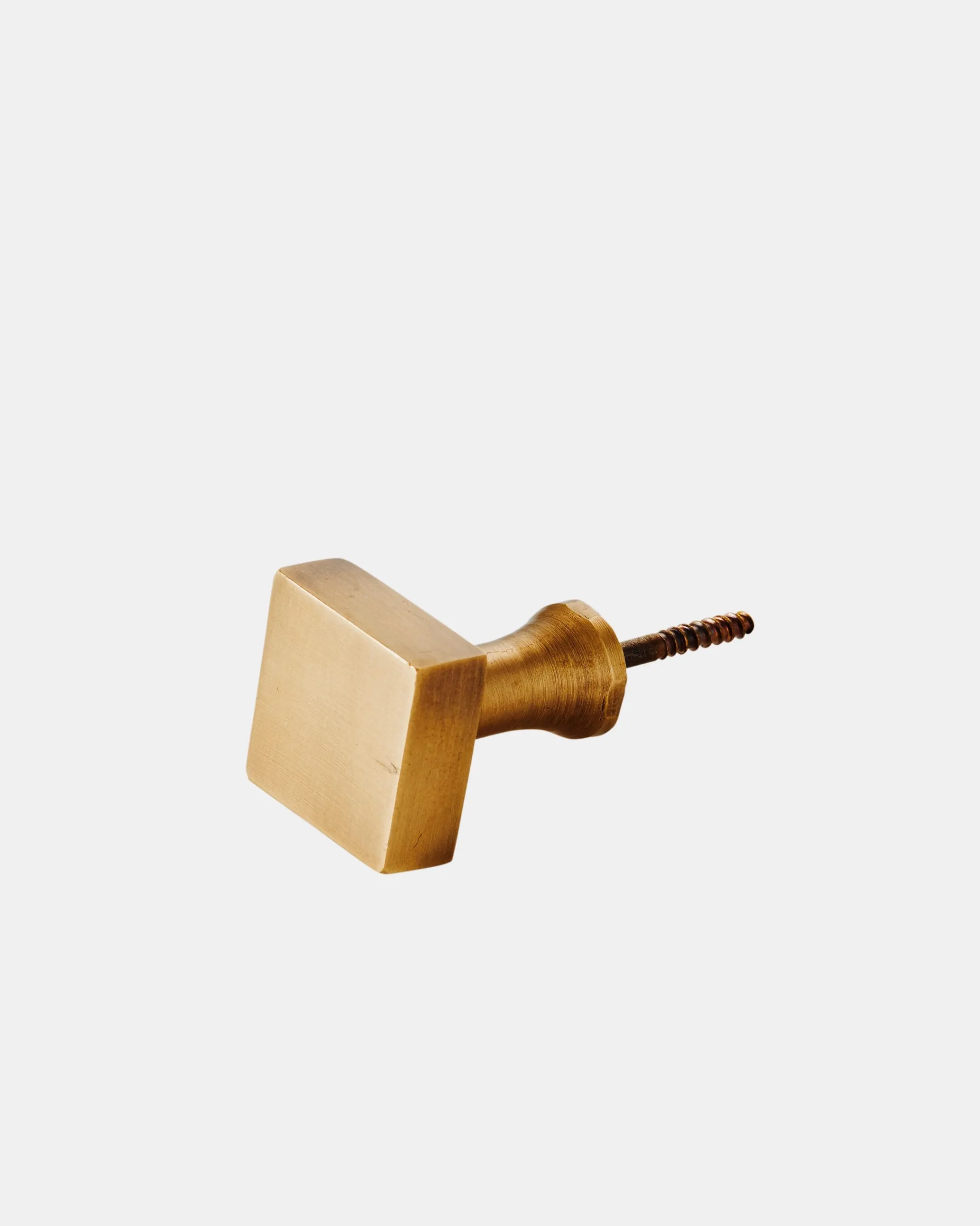 Brass Screw Hook: Square