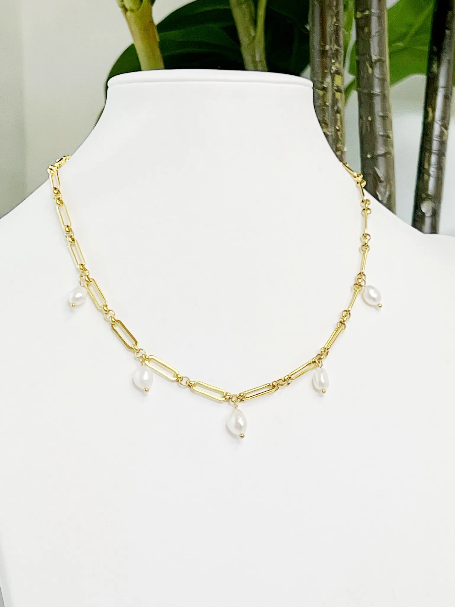 Bridget Pearl Necklace