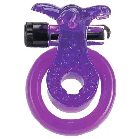 Butterfly Cock & Ball Harness Cock Ring With Bullet Vibrator