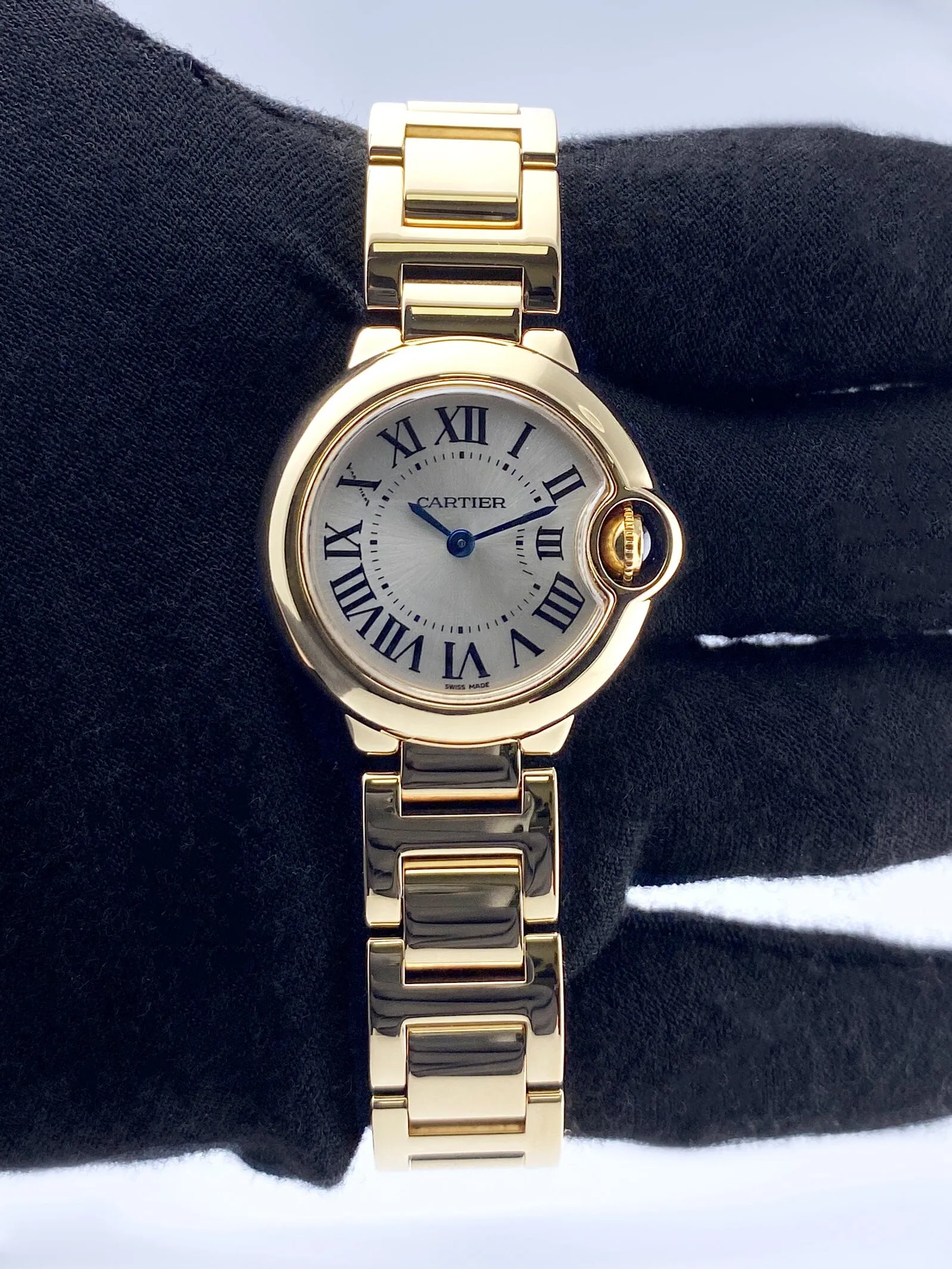 Cartier Ballon Bleu W69001Z2 18K Yellow Gold Ladies Watch