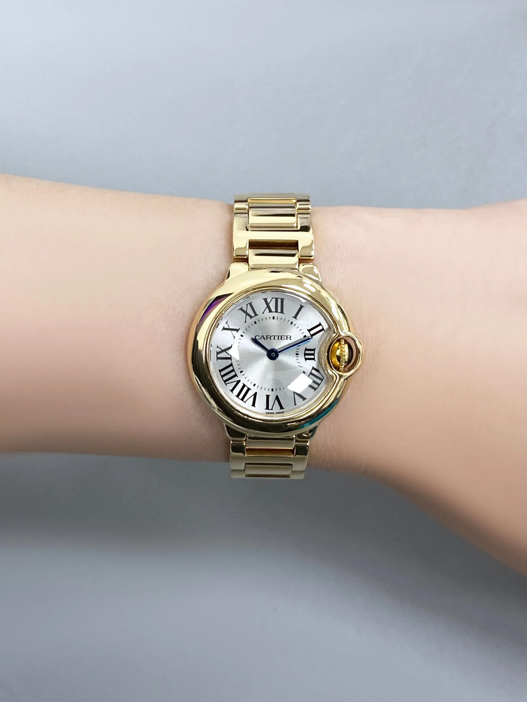 Cartier Ballon Bleu W69001Z2 18K Yellow Gold Ladies Watch