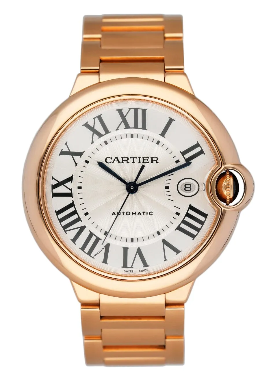 Cartier Ballon Bleu W69006Z2 18K Rose Gold Mens Watch