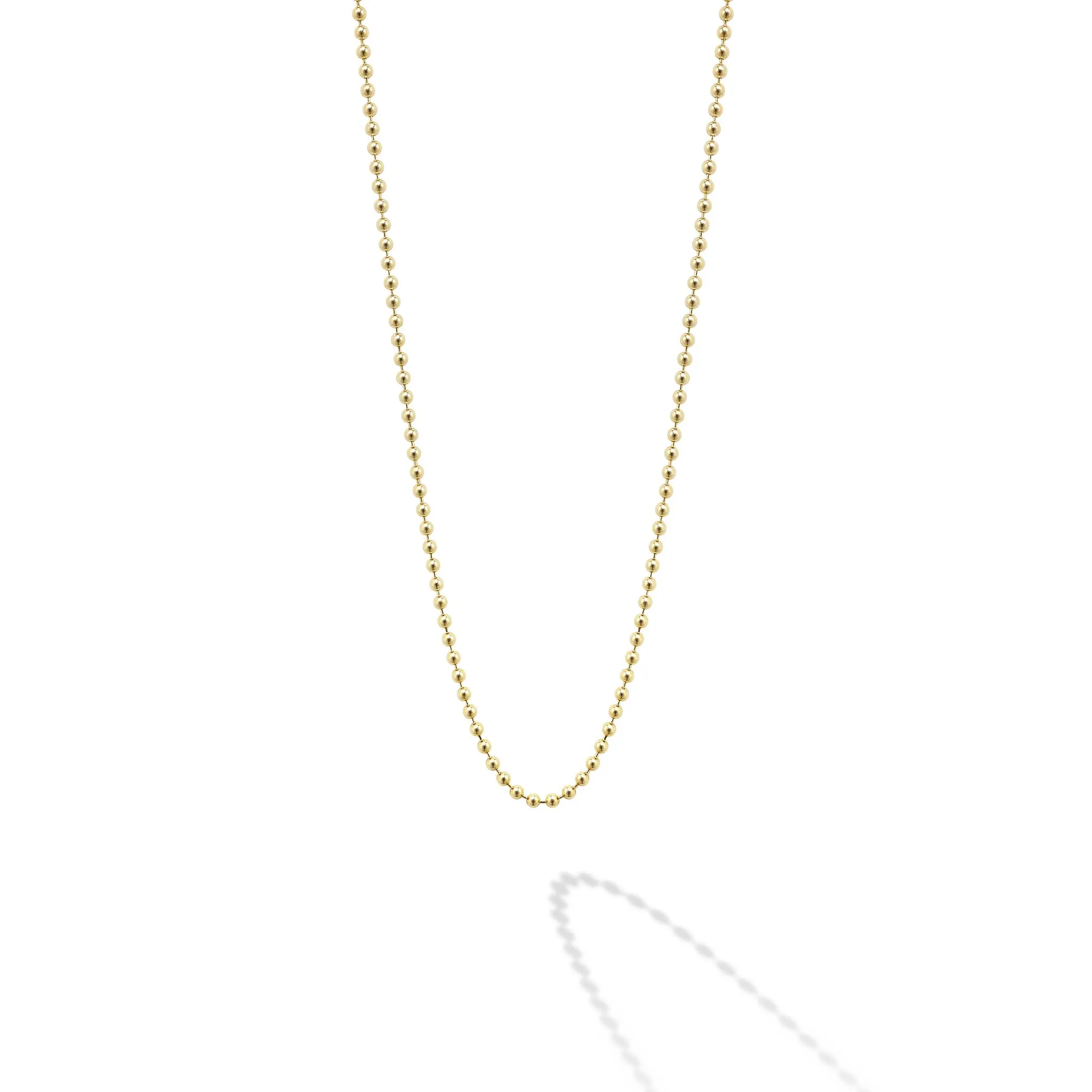 Caviar Gold 18K Gold Beaded Necklace