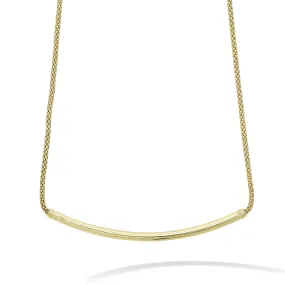 Caviar Gold 18K Gold Caviar Bar Necklace