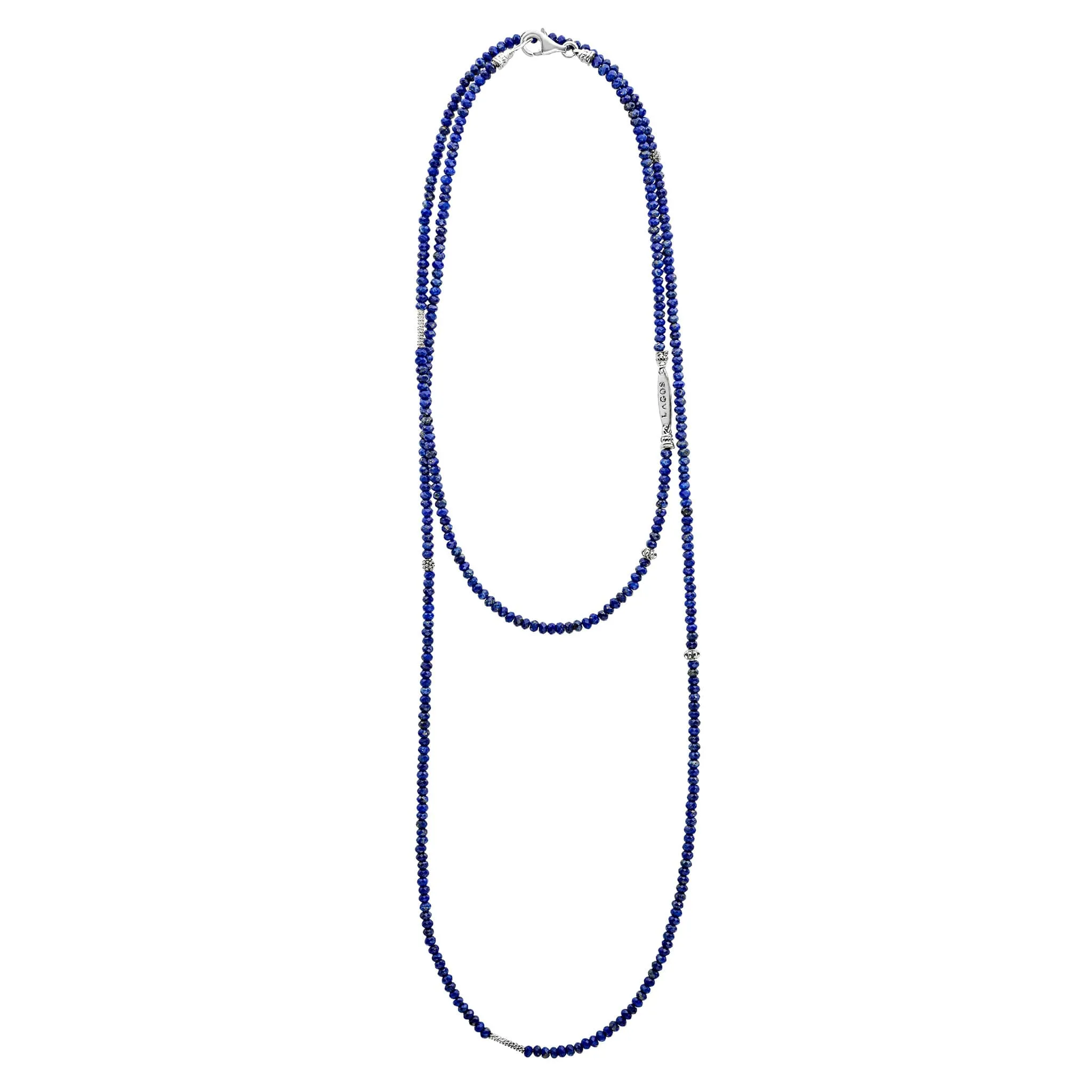 Caviar Icon Lapis Necklace