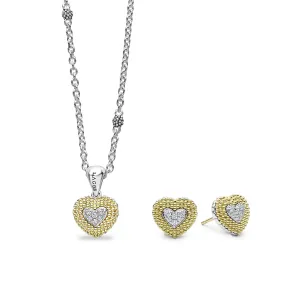 Caviar Lux Diamond Heart Gift Set