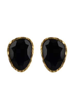 Christina Greene Black Onyx Stud Earrings