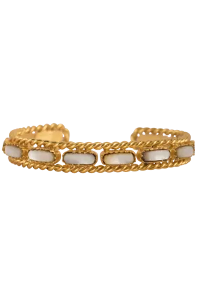 Christina Greene Pearl Cable Bangle