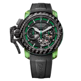 CHRONOFIGHTER SUPERLIGHT CARBON SKELETON - TRANSLUCENT GREEN 2CCCK.G01A