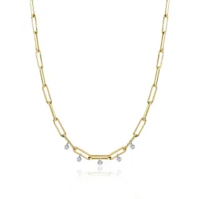 Chunky Chain Diamond Necklace