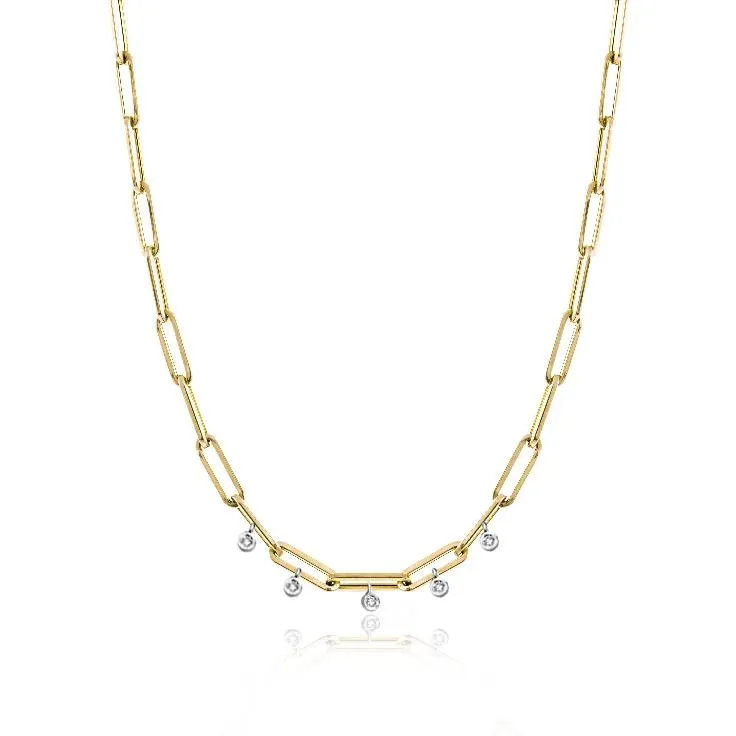 Chunky Chain Diamond Necklace