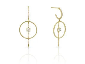 Circle Drop Earrings