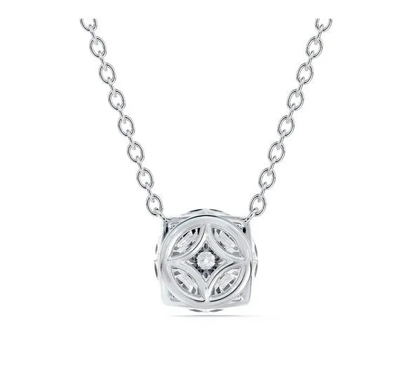 Classic Solitaire 0.50CT Diamond Pendant