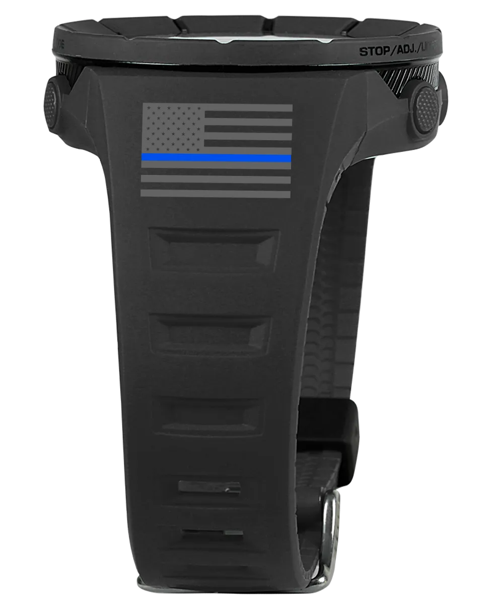 Coliseum Fit™ Thin Blue Line - Freedom Edition (Phantom Black) Watch