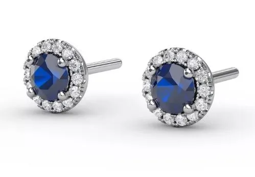 Dazzling Brilliant Cut Stud Earrings