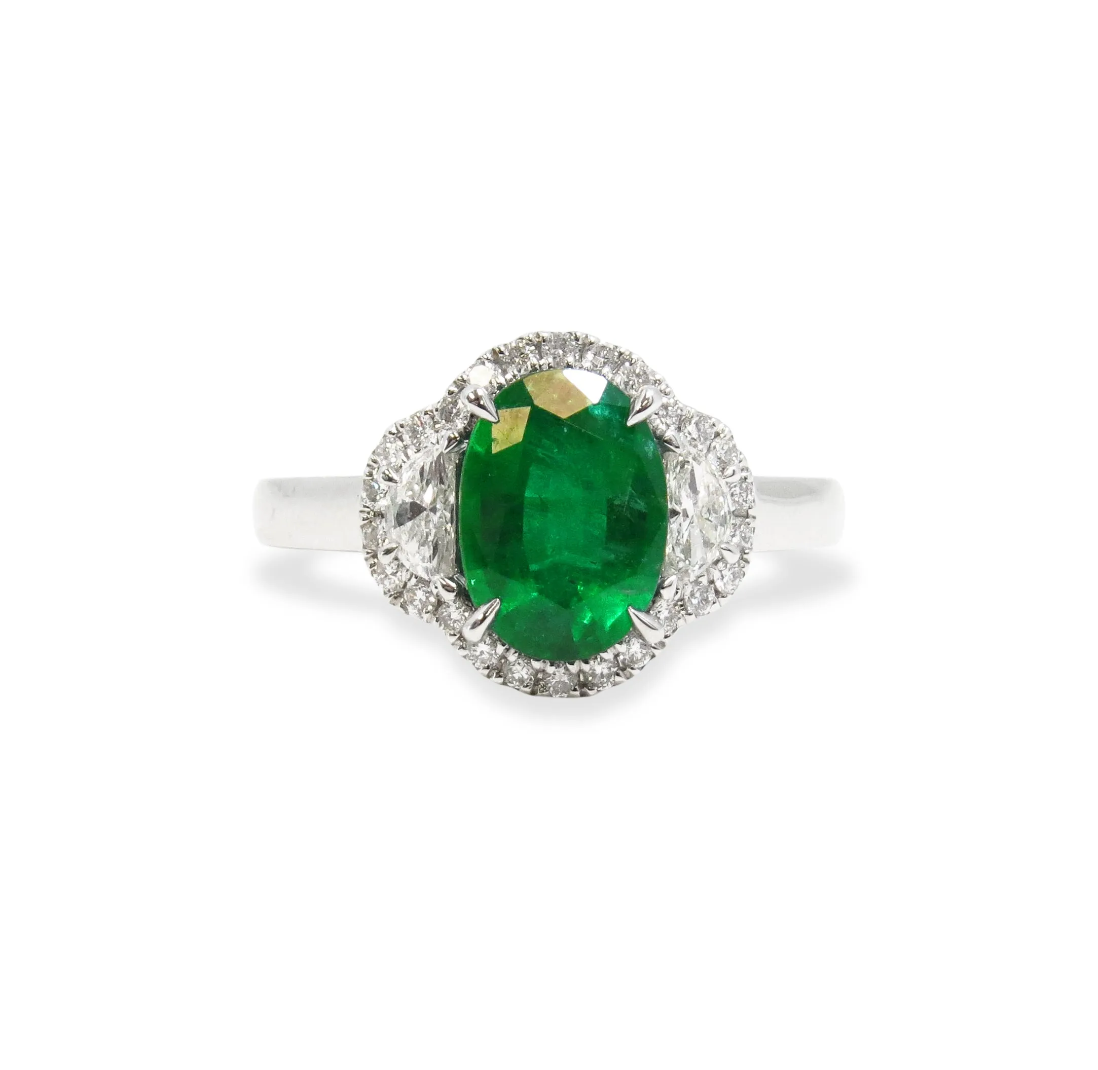 Diamond and Emerald Ring